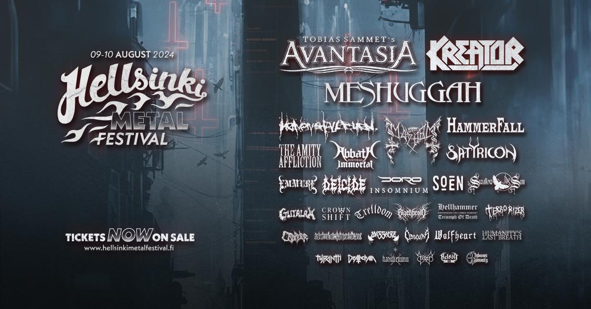 Hellsinki Metal Festival 2024 artistikattaus